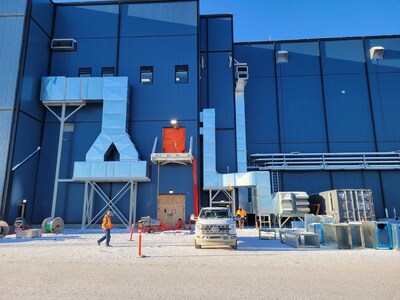 HVAC Installation (CNW Group/Foran Mining Corporation)