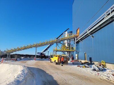 Crushed Ore Conveyor (CNW Group/Foran Mining Corporation)