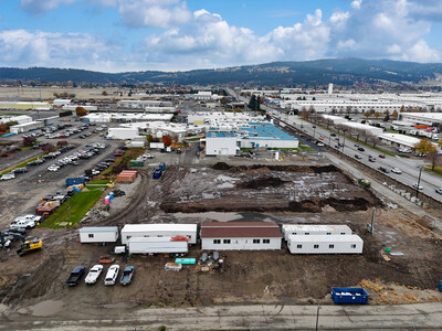 Southside view of Solstice Advanced Materials Spokane Facility, highlighting 110K sq. ft expansion groundbreaking site. Southside view of Solstice Advanced Materials Spokane Facility, highlighting 110K sq. ft expansion groundbreaking site.