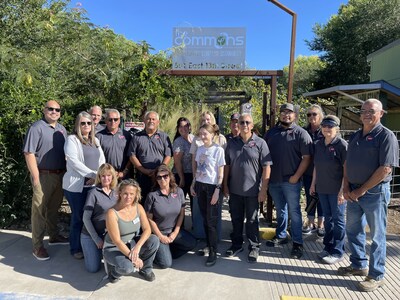 Suburban Propane volunteers pose at The Commons Center for Food Security and Sustainability in Silver City, New Mexico. Suburban Propane volunteers pose at The Commons Center for Food Security and Sustainability in Silver City, New Mexico.