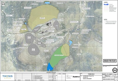 Figure 6: Lawyers Site General Arrangement (CNW Group/Thesis Gold Inc.) Figure 6: Lawyers Site General Arrangement (CNW Group/Thesis Gold Inc.)