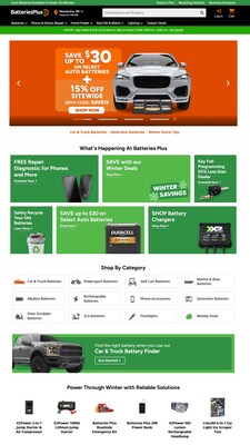 Batteries Plus is debuting a refreshed website homepage at www.batteriesplus.com, featuring an updated navigation system and Experts Plus, an online learning hub offering expert advice and answers to common battery and power-related questions. The new homepage layout is built off the brand’s Experts in Charge platform with a focus on the brand’s key differentiators of trust and reliability for both retail and commercial customers.
