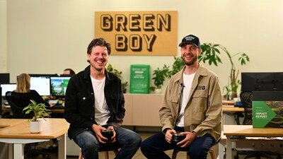 Frederik Otten and Peter van Dijken, founders of Green Boy Group.