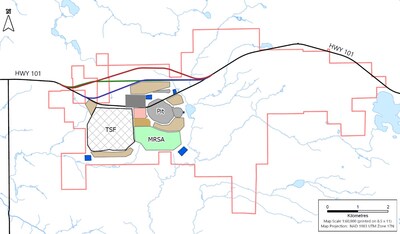 Figure 8: Conceptual PFS Infrastructure and Site Layout
Source: Mayfair, 2025 (CNW Group/Mayfair Gold Corp.)
