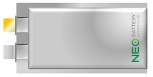 Image: Schematic of Pouch-Format NBM Drone Cell (CNW Group/NEO Battery Materials Ltd.)