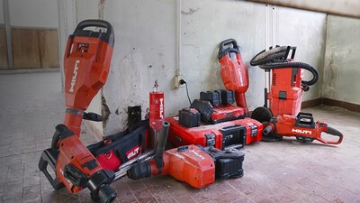 Hilti offers the most complete range of heavy-duty tools in the industry.