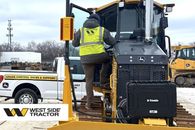 West Side Tractor Sales to offer and support Trimble grade control, site positioning and correction services for John Deere equipment