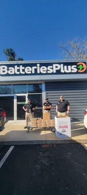 The Gainesville Batteries Plus location received and donated 10,400 battery cells directly to its regional Toys for Tots chapter, hosting a local drop-off and delivery to ensure immediate community impact.