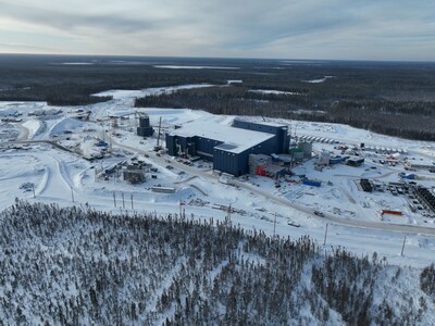 Site Layout – Looking West (Middle of December 2025) (CNW Group/Foran Mining Corporation)