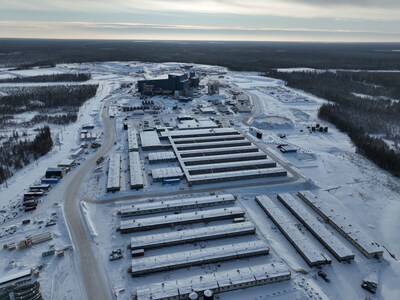 Site Layout – Looking South (Middle of December 2025) (CNW Group/Foran Mining Corporation)