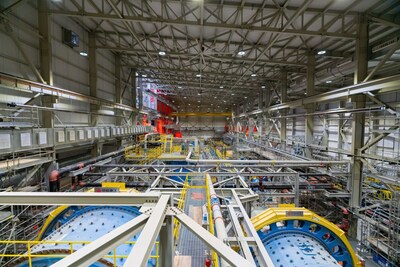 Process Plant Comminution Circuit (Middle of December 2025) (CNW Group/Foran Mining Corporation)