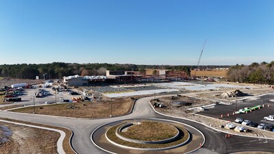 Rising in Sussex County, Delaware, the new Sussex Technical High School campus, the largest school construction project in state history, is being supported by natural gas service from Chesapeake Utilities.