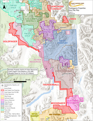 COCO NR26-08 Figure 1 (CNW Group/Coast Copper Corp.) COCO NR26-08 Figure 1 (CNW Group/Coast Copper Corp.)