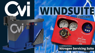 Cv International's WindSuite features the new Nitro-Lite™ Nitrogen Generator.