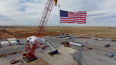 First phase of construction at Fermi America’s Project Matador campus. First phase of construction at Fermi America’s Project Matador campus.