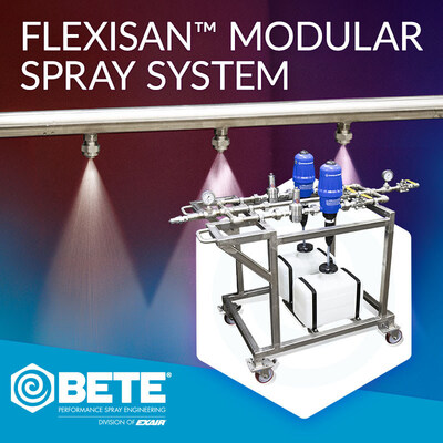 FlexiSan Systems for portable spray in a facility.