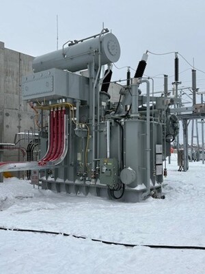 One of the Primary Transformers Supporting Site Power Distribution (CNW Group/Foran Mining Corporation)