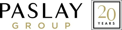 Paslay Group 20th anniversary logo