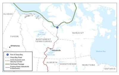 Grays Bay Road and Port Project (CNW Group/West Kitikmeot Resources Corp)