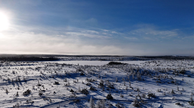 Drill access trail extended through Alloy Max target area