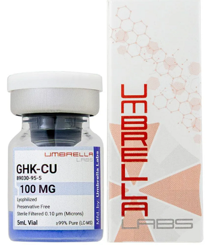 GHK-CU COPPER PEPTIDE vial umbrella labs