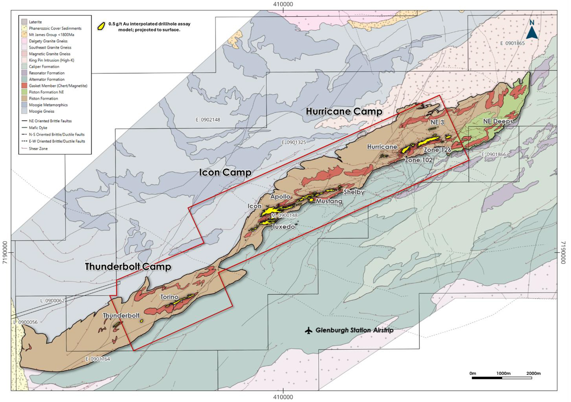 Figure 3: Glenburgh Gold Camps