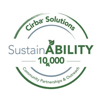 Through this initiative, Cirba Solutions is committing to 10,000 hours of community enhancement, sustainability, and education in communities across North America. SustainABILITY 10,000 focuses on Cirba Solutions' ongoing commitment to service and increasing consumer education and awareness of battery recycling in local communities. (PRNewsfoto/Cirba Solutions)
