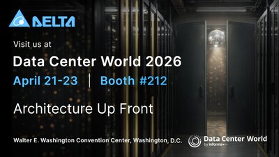 Delta Unveils Integrated Power, Cooling, and Infrastructure Architecture for AI Data Centers at Data Center World 2026