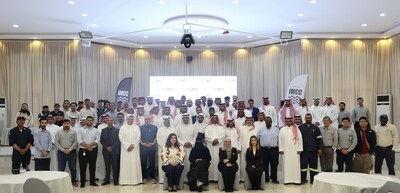 Group photo captured during the event. (PRNewsfoto/International Marine Construction Company (IMCC))