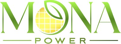 Mona Power logo representing nationwide solar and EV charging solutions for residential and commercial clients.