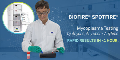 bioMérieux, a world leader in the field of in vitro diagnostics, announces the launch of BIOFIRE® SPOTFIRE® for pharmaceutical industries, where this innovative molecular testing system is designed to transform quality control. BIOFIRE® SPOTFIRE® introduces a simple, small and smart approach to mycoplasma detection, helping biopharmaceutical manufacturers strengthen quality control, accelerate decision making and protect patients. For more information, please visit www.biomerieux.com. bioMérieux, a world leader in the field of in vitro diagnostics, announces the launch of BIOFIRE® SPOTFIRE® for pharmaceutical industries, where this innovative molecular testing system is designed to transform quality control. BIOFIRE® SPOTFIRE® introduces a simple, small and smart approach to mycoplasma detection, helping biopharmaceutical manufacturers strengthen quality control, accelerate decision making and protect patients. For more information, please visit www.biomerieux.com.