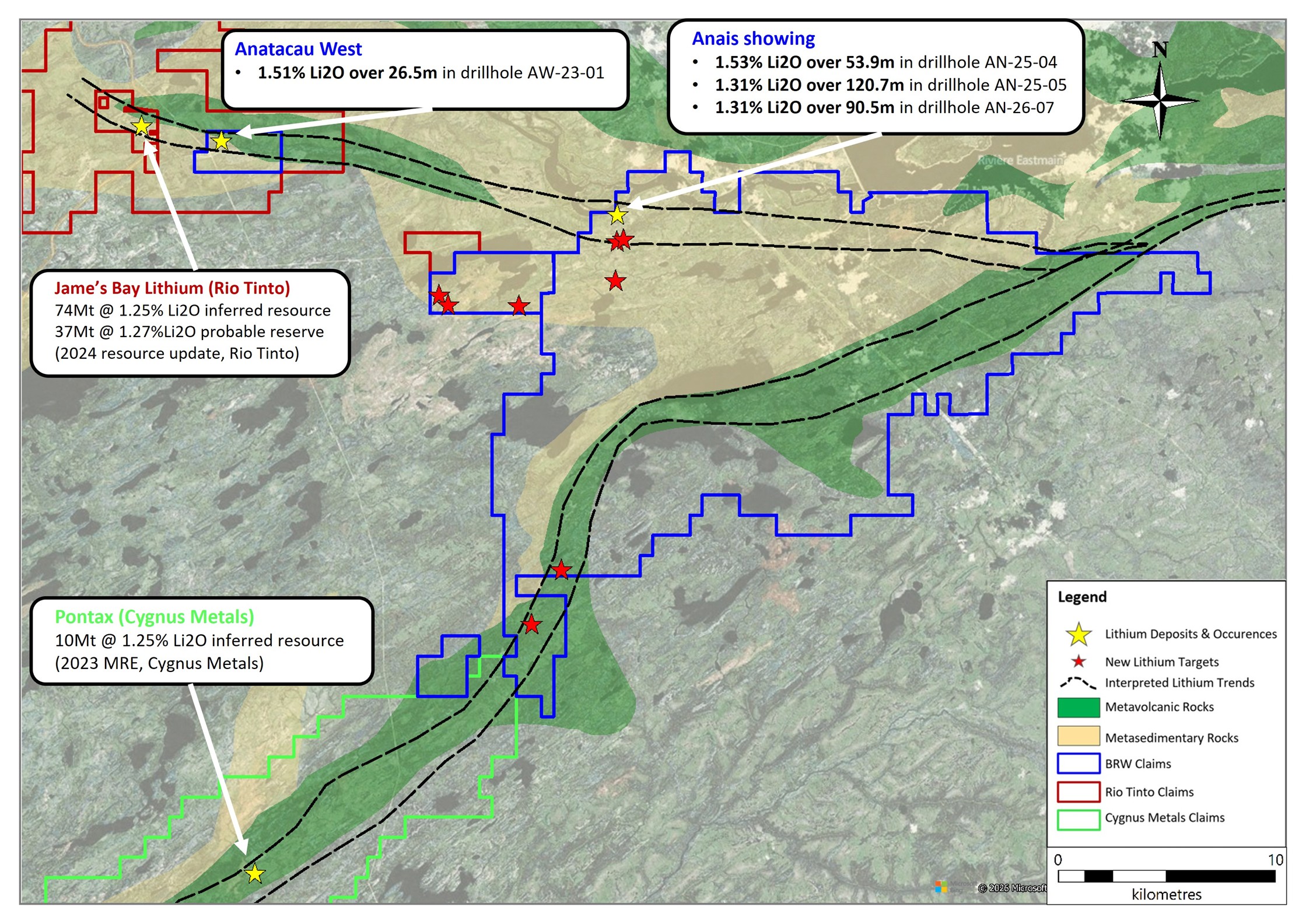 Anatacau Main and West Overview
