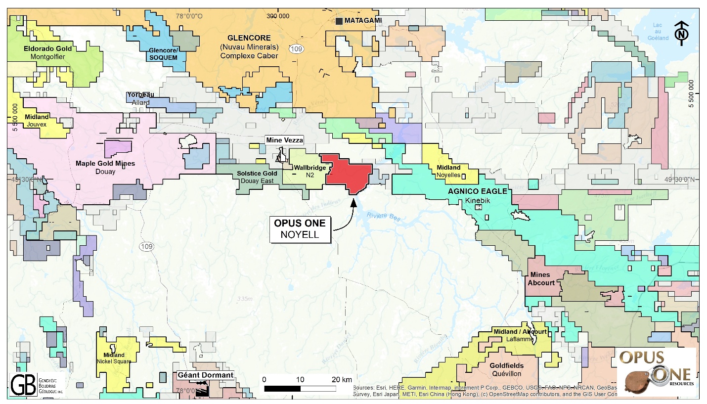 OPUS ONE’S NOYELL PROPERTY LOCATION MAPS