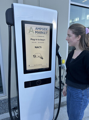 Electric Era's new RetailEdge Level 3 EV charging kiosks are designed as extensions of retail marketing and sales systems.