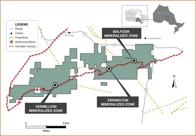 Figure 1: Sudbury Basin Project (CNW Group/Errington Metals Corp.)