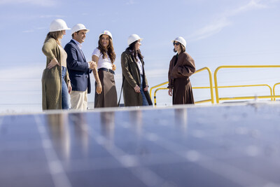 The new installation features 210 solar panels to power daily operations in Richmond, Virginia.