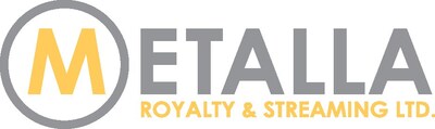 Metalla Royalty and Streaming Ltd. Logo (CNW Group/Metalla Royalty & Streaming Ltd.)