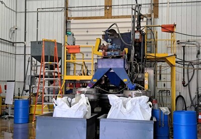 Figure 6: Dense Media Separation (“DMS”) pilot operation at SGS (Lakefield) facility in ON, Canada. (CNW Group/PMET Resources Inc.)