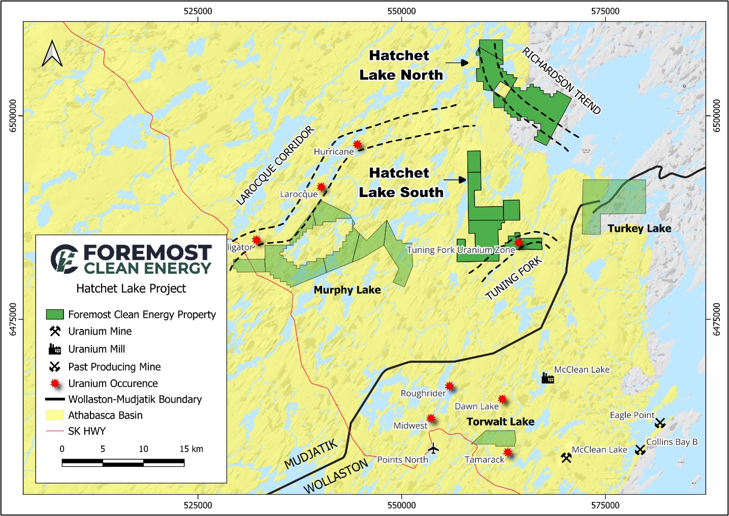 Hatchet Lake Project – Regional Map