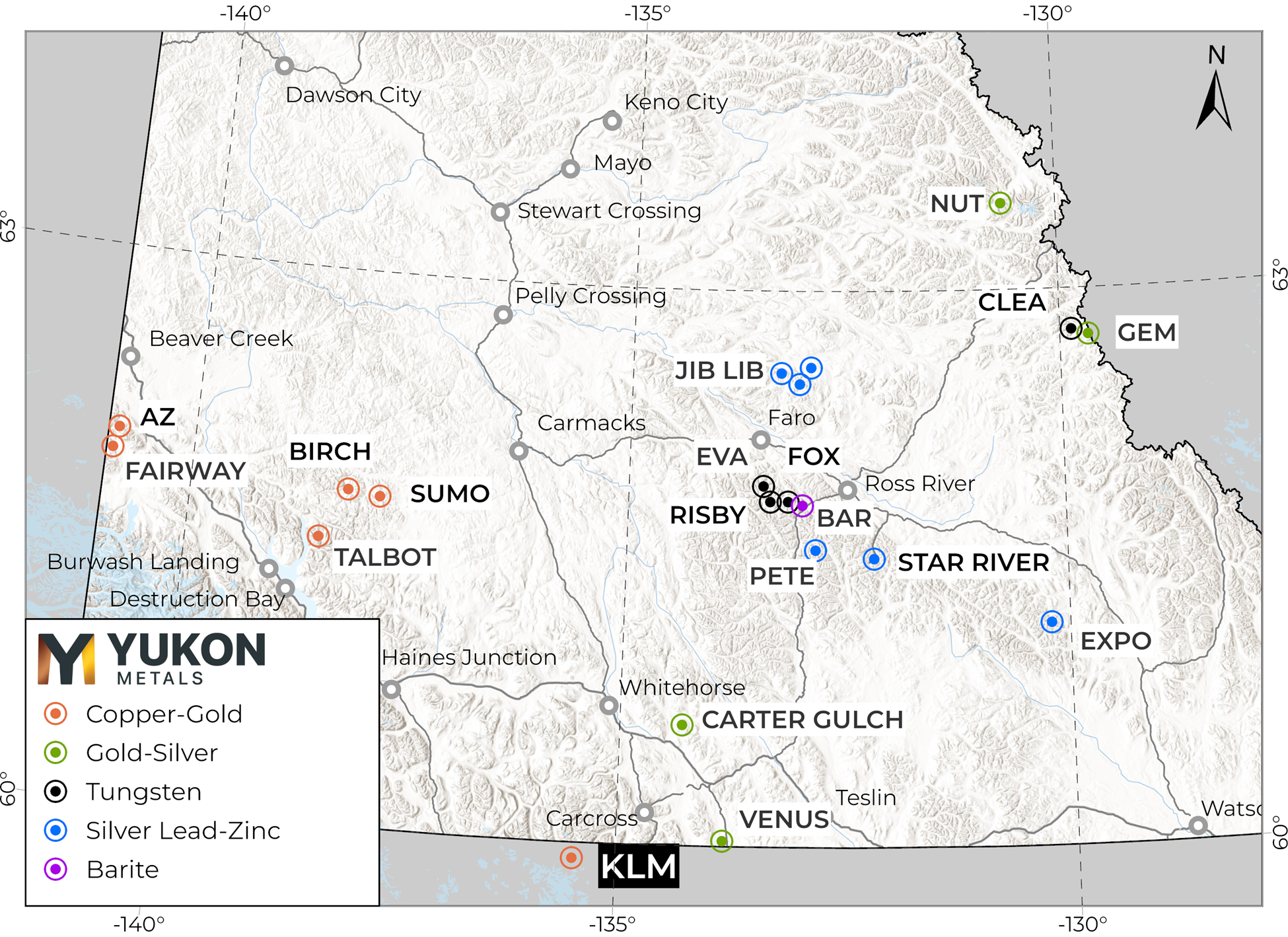 KLM property location map.
