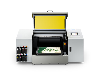 Roland DG's new EUV-H inks are compatible with the company's existing VersaObject MO Series UV flatbeds (such as the MO-180 model shown in photo) as well as upcoming industrial printing solutions like the VersaObject RC-300 Series cylindrical printers and the VersaObject IO-300 UV flatbed, both scheduled for launch in the second half of 2026,