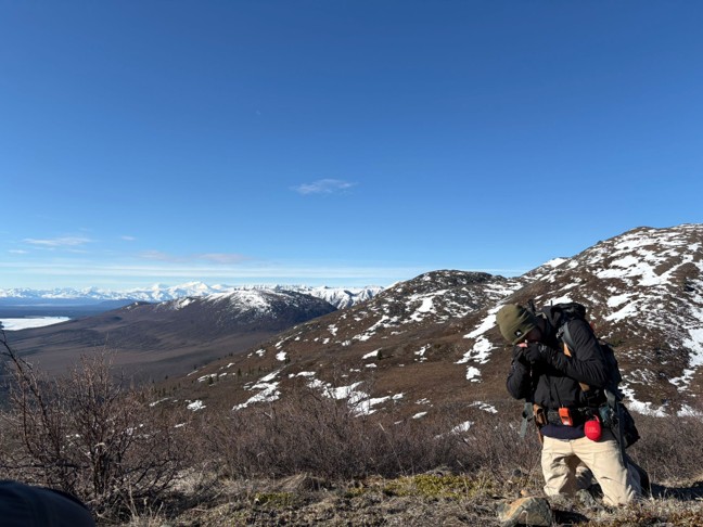 Senior Geologist John Prince mapping at AZ- May 2026.