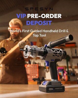 SPESYN ST3 Now Available for Pre-Order, Bringing Drill Press Precision to Handheld Drill