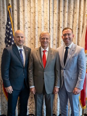 Pictured from left to right: U.S. Ambassador Brandon Judd, Chile President José Kast, and EnergyX CEO Teague Egan Pictured from left to right: U.S. Ambassador Brandon Judd, Chile President José Kast, and EnergyX CEO Teague Egan