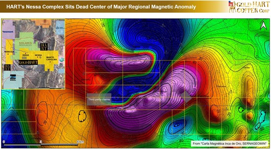 Cannot view this image? Visit: https://www.miningstockeducation.com/wp-content/uploads/2026/08/311030_gold_hart_copper_-_nessa_-_regional_mag_anomaly_-_3_550.jpg